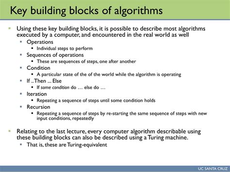 Ppt Algorithms Key Components Of Algorithms Sequence Conditional