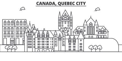 Canada Quebec Capital City Pinned On Political Map Stock