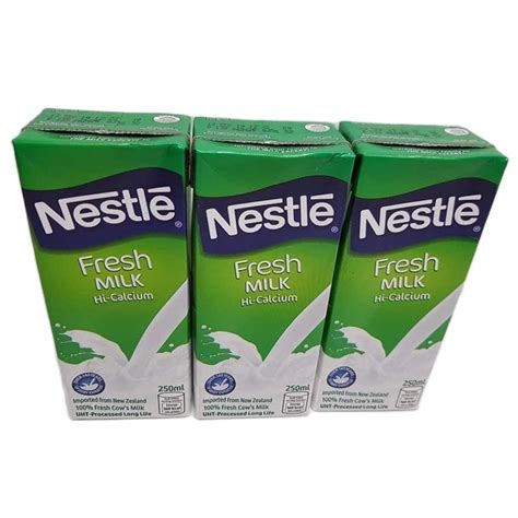 Nestle Fresh Milk Hi Calcium 12 Pieces X 250 Ml Shopee Philippines