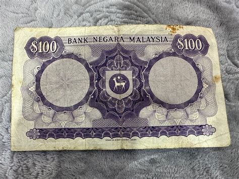 Old 100 Ringgit Malaysia Note Hobbies Toys Memorabilia