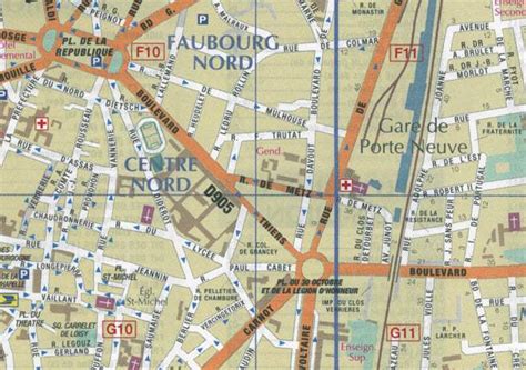 Buy Dijon 1st Edition City Map By Ign 2010 The Chart And Map Shop