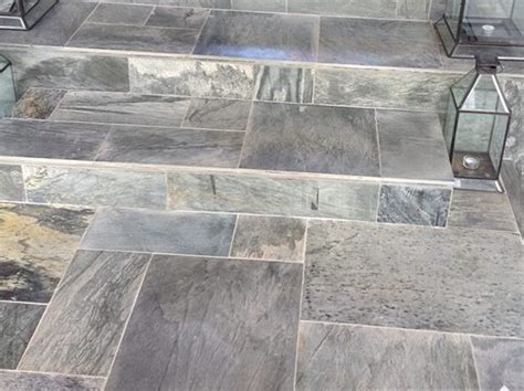 Silver Shine Slate Stone Senter