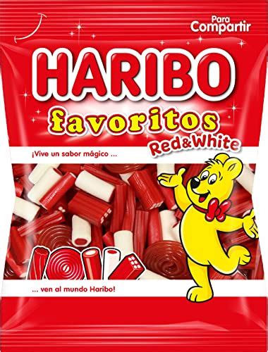 Bolsa Haribo Favoritos Red White De 150 Gramos