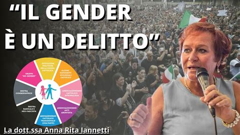 IL GENDER È UN DELITTO ASCOLTATE IL MERAVIGLIOSO INTERVENTO DELLA