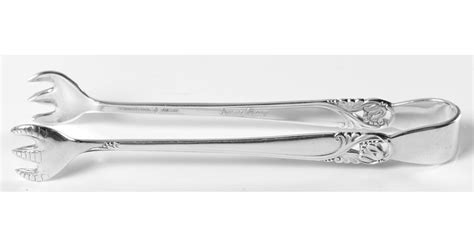 Spring Glory Sterling No Monograms Sugar Tongs By