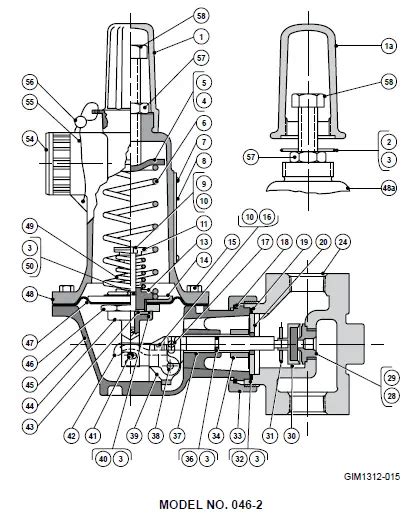 Sensus 046 Field High Pressure Service Regulator Instruction Manual