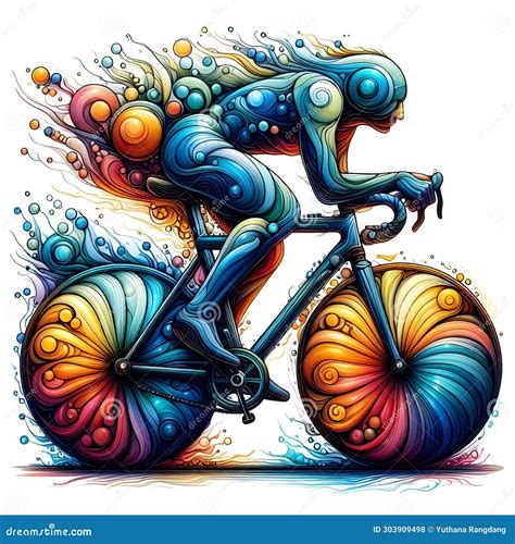 Create A Multi Color Glass Reno Ride On A Cycle Stock Illustration