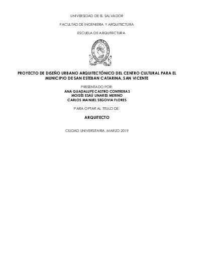 Proyecto De Dise O Urbano Arquitect Nico Del Centro Cultural Para El