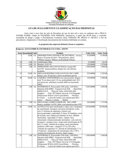 PDF ATA DE JULGAMENTO E CLASSIFICAÇÃO DAS PROPOSTAS do corte para a