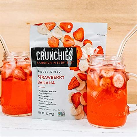 Crunchies Freeze Dried Fruits 100 All Natural Crispy Fruit Non GMO