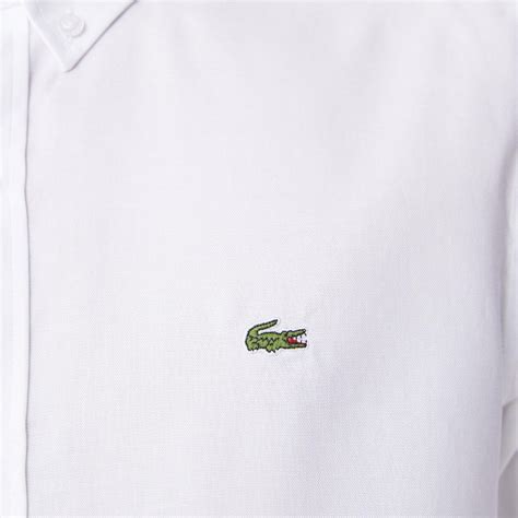 Lacoste Erkek Slim Fit Beyaz Gömlek CH2231 31B Lacoste