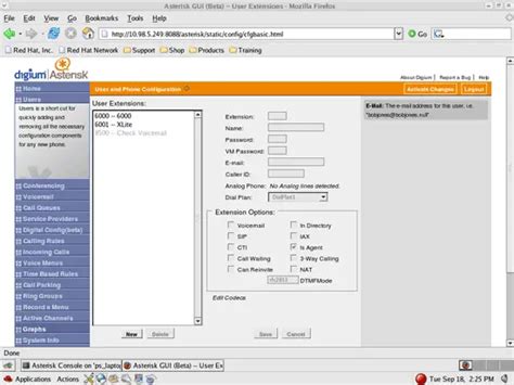 Installing The Asterisk PBX And The Asterisk Web-Based Provisioning GUI ...