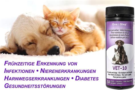 One Step Urin Teststreifen F R Hunde Und Katzen Schnelltest Zur