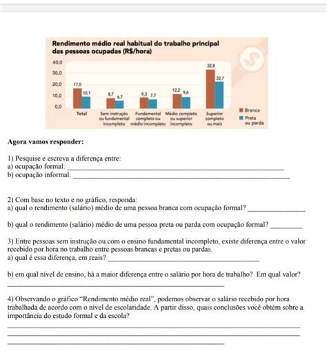Qual a diferença entre ocupação formal e ocupação informal? - brainly ...