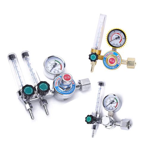 Single Pipe Double Pipe Argon Regulator Air Pressure Reducing Valve