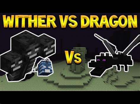 Minecraft Wither Vs Ender Dragon