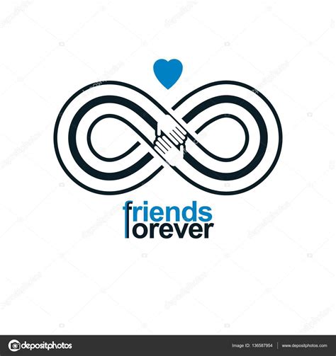 Friends Forever Logo Stock Vector Image By ©ostapius 136587954