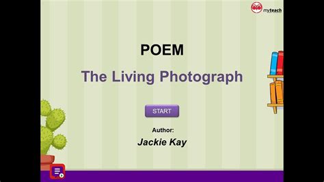 Poem The Living Photograph Youtube