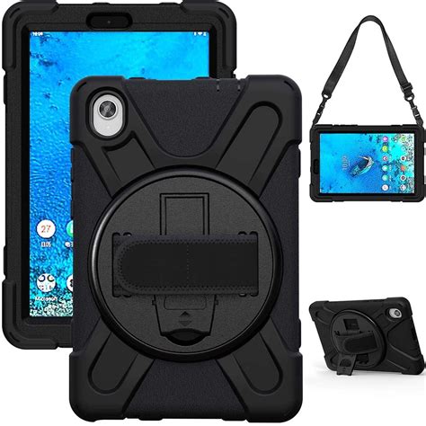 Proelite Rugged 3 Layer Armor Back Case Cover For Lenovo Tab M8 2nd Gen