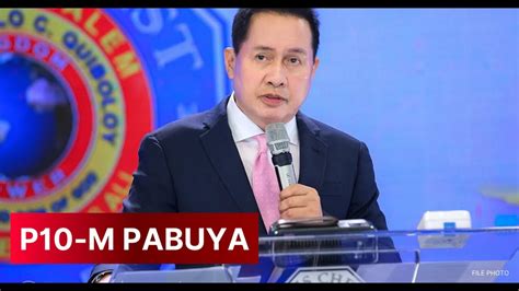 P M Pabuya Kapalit Sa Impormasyong Magreresulta Sa Pag Aresto Kay