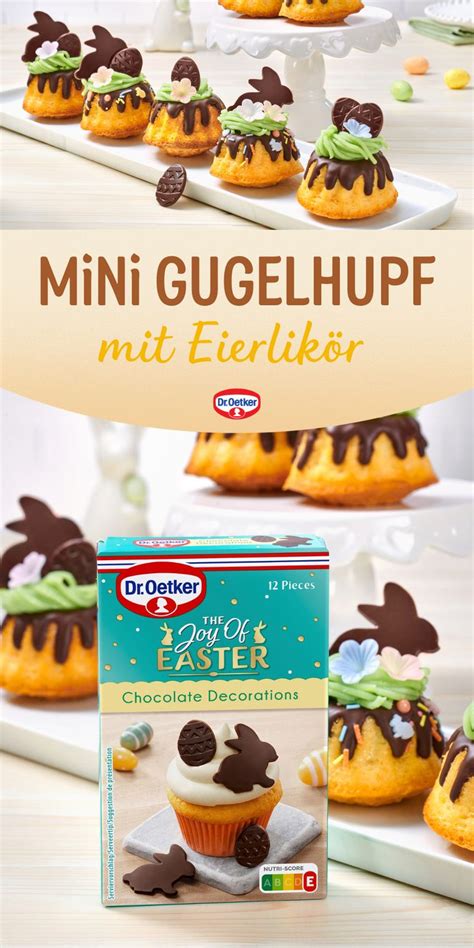 Mini Gugelhupfe Eierlik R Rezept Dr Oetker Rezept In Ostern