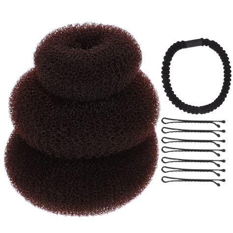 Hair Ring Style Bun Maker Donut Bun Maker Hair Elastic Bands Ties Bobby