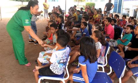 Ação do Projeto Raízes Verdes movimenta alunos de escola municipal de