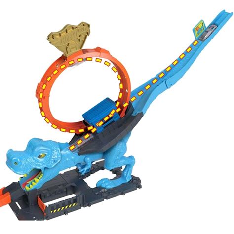 Hot Wheels Pista City Mordida Do T Rex HKX42 Mattel No Shoptime