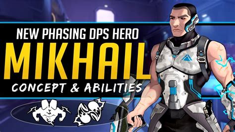 Overwatch New Phasing Dps Hero Mikhail Lore Abilities Full Hero