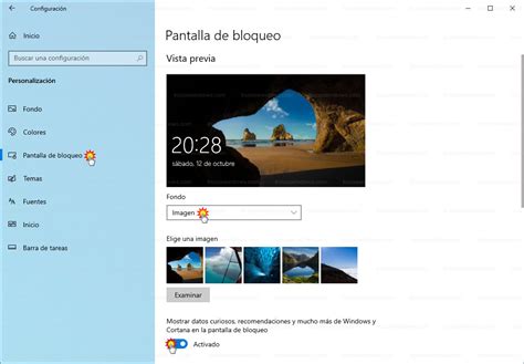 Cambiar Fondo De Pantalla De Bloqueo En Windows 10