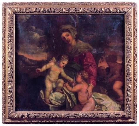 Vierge A Lenfant Avec Saint Jean Baptiste By S Bastien Bourdon On Artnet