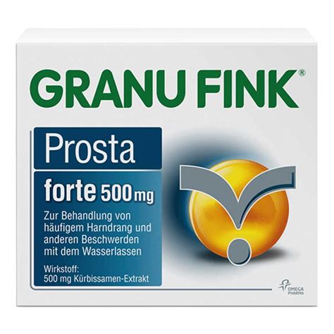 GRANU FINK Prosta Forte 500mg 40 Stk Apotheke De