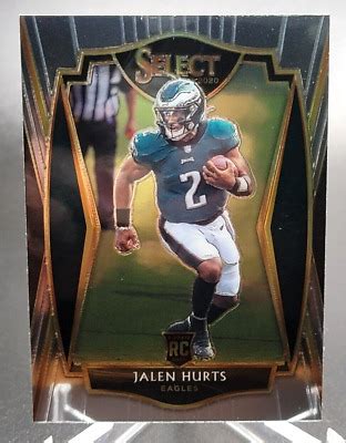 Jalen Hurts 2020 Select Premier Level 150 Rookie Card RC Eagles EBay