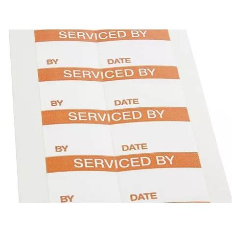 Buy RS PRO Adhesive Pre Printed Adhesive Label Serviced By Quantity