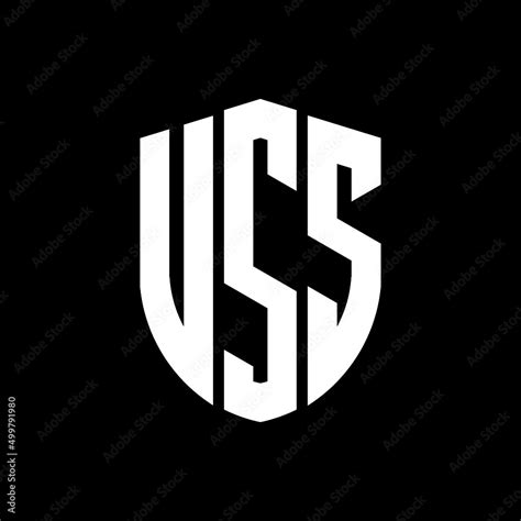 Vss Letter Logo Design Vss Modern Letter Logo With Black Background