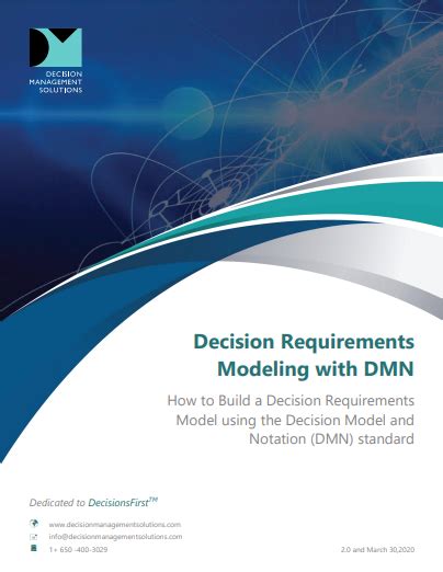 Decision Modeling With Dmn Decision Management Solutions