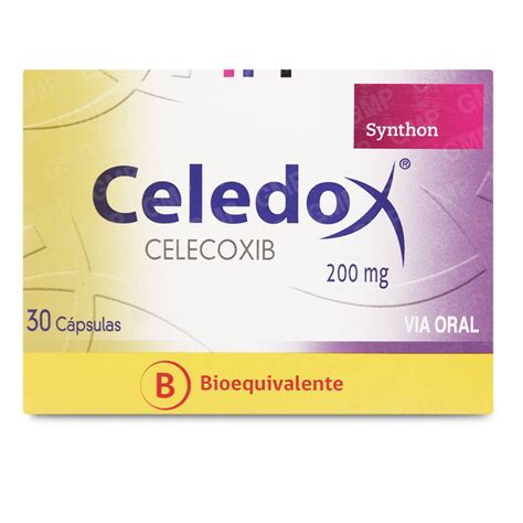 Celedox Celecoxib 200 Mg 30 Cápsulas Cruz Verde