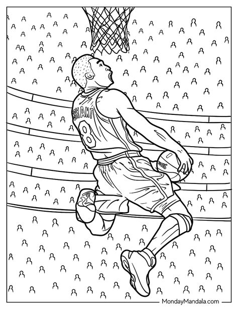 15 Kobe Bryant Coloring Pages Free PDF Printables