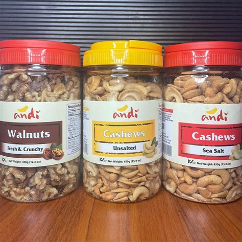 Andi Cashews Unsalted G Sea Salt G Shopee Philippines