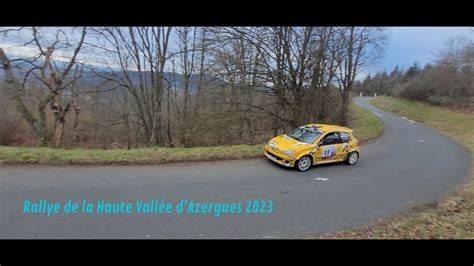 Rallye de la Haute Vallée d Azergues 2023 YouTube