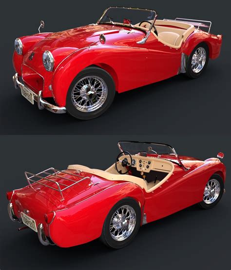 Triumph Tr2 For Daz Studio 3d Models 3dclassics