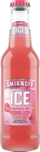 Smirnoff Ice Raspberry Flavored Hard Beverage Single Bottle 112 Fl Oz