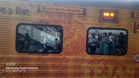 August Kranti Tejes Rajdhani Express Train No 12963 Coach Possession