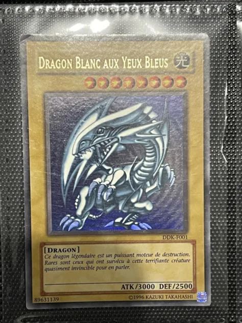 Carte Yu Gi Oh Dragon Blanc Aux Yeux Bleu Ddk F Eur Picclick Fr