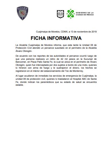 Ficha Informativa Ejemplos Formatos Y Plantillas