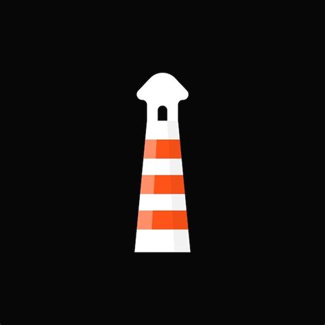 Premium Vector Lighthouse Logo Design Concept Vector