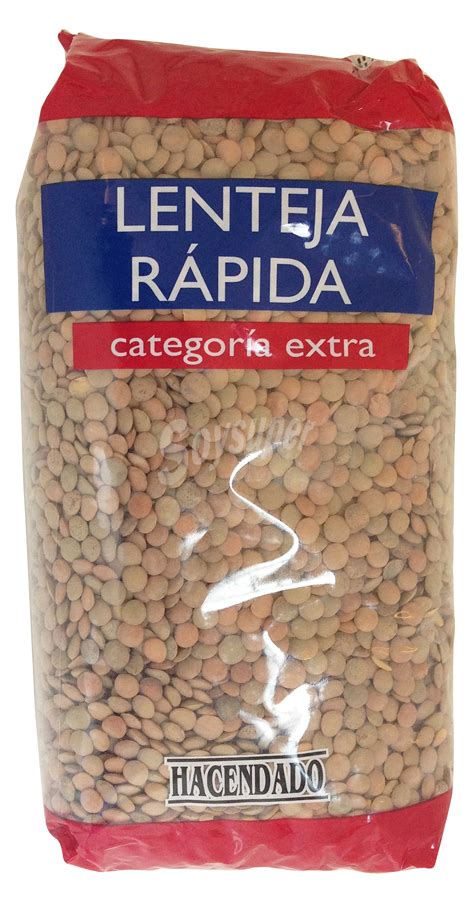 Hacendado Lenteja Rapida Paquete 1 Kg