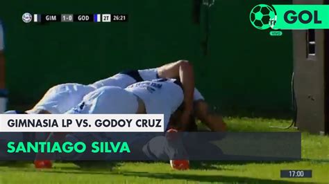 Santiago Silva 1 0 Gimnasia Lp Vs Godoy Cruz Fecha 8 Superliga