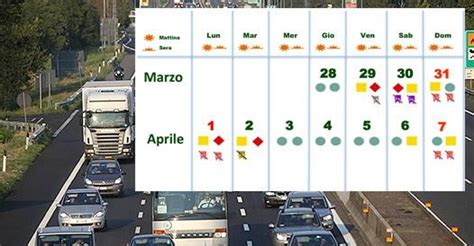 Calendario Traffico Intenso Pasqua Corriere It