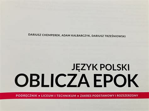 Oblicza Epok polski Podręcznik WSiP 1 1 Wrocław Kup teraz na